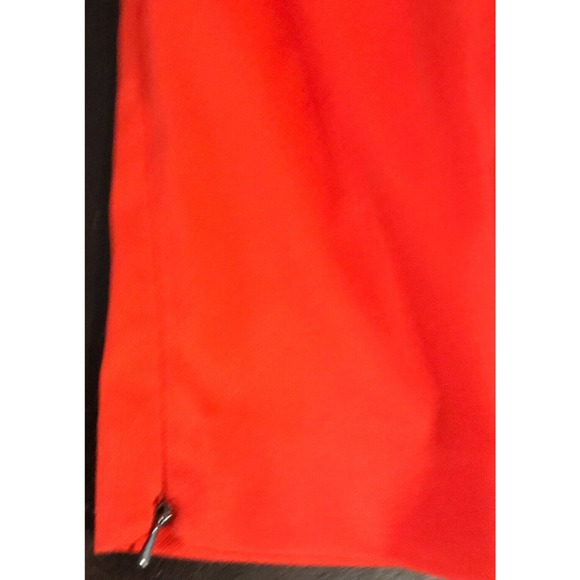 Anthropologie Leifsdottir Orange Cropped Ankle Zipper Pants - Size 4 - Picture 7 of 13